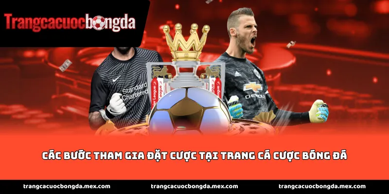 Các bước tham gia đặt cược tại trang cá cược bóng đá